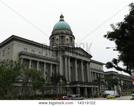 Ancienne bâtiment à Singapour de la Cour suprême