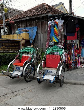 Pedicab At Hoi An Old Town