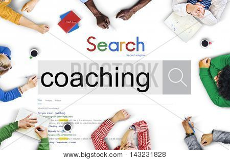 Coaching Leadership Learning Mentoring Management Concept