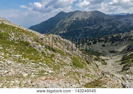 Panorama from Banderitsa pass to Todorka peak,  Pirin Mountain, Bulgaria