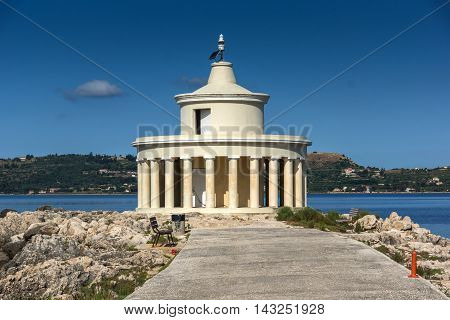Amazing panorama around Lighthouse of St. Theodore at Argostoli,Kefalonia, Ionian islands, Greece