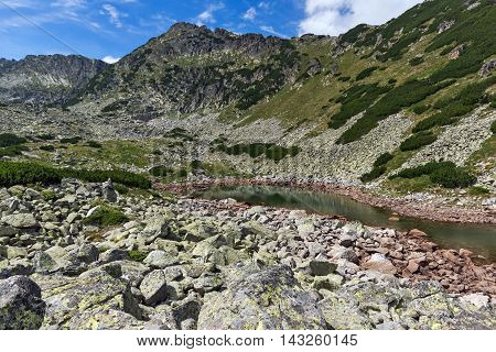 Green hills and Musalenski lakes, Rila mountain, Bulgaria