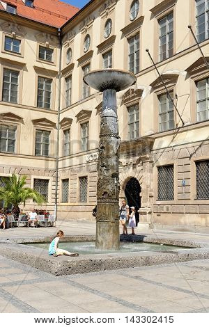 MUNICH GERMANY - AUGUST 2 2015: Historical 