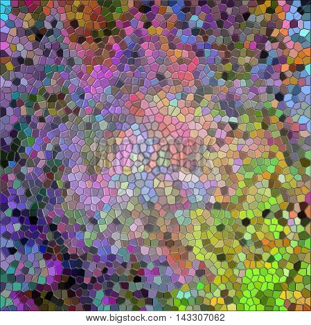 Abstract coloring background of the abstract gradient with visual illusion,cubism and stained glass  effect