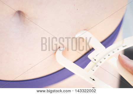 Fat Caliper Measuring Bodyfat