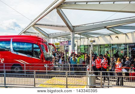 Coach Station In Stansted (hdr)