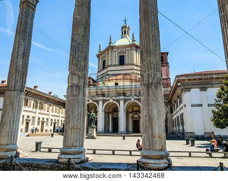 Colonne Di San Lorenzo Milan (hdr)