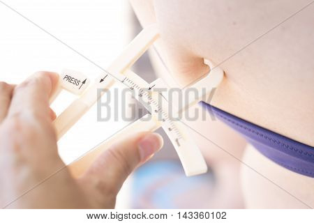 Fat Caliper Measuring Bodyfat