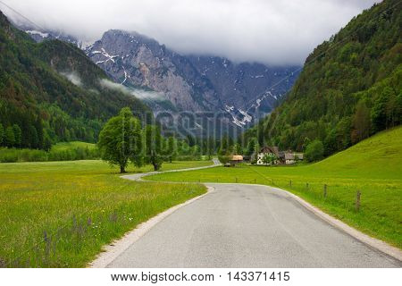 Beautiful mountain valley - Logarska dolina, Slovenia