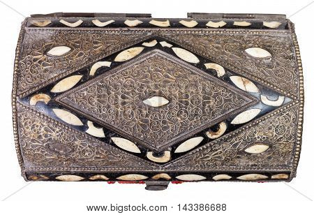 Above View Of Traditional Ancient Arabic Casket