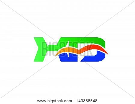 ED Logo. ED company linked letter logo