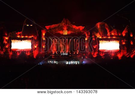 Audience In Front Of Stage