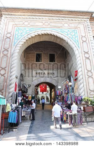 Koza Han In Bursa City, Turkey