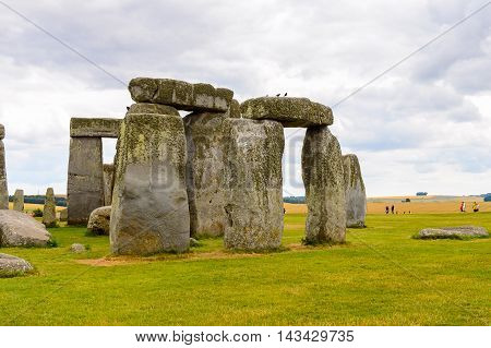 Stonehenge, a prehistoric monument in Wiltshire, England. UNESCO World Heritage Sites