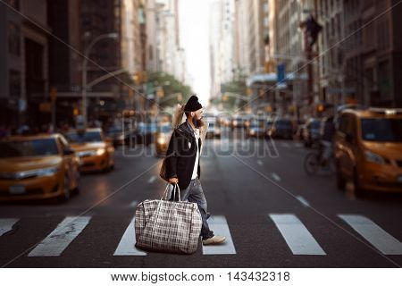 Vagrant on the street