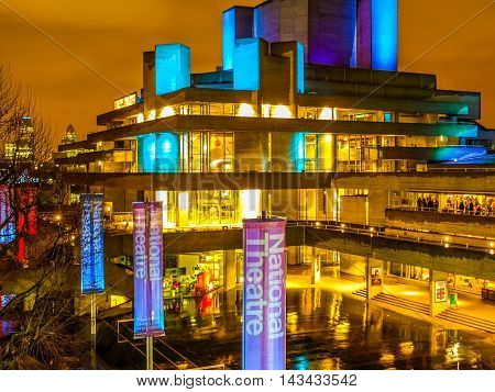 National Theatre London (hdr)