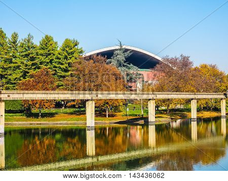 Monorail At Italia 61 In Turin, Italy (hdr)