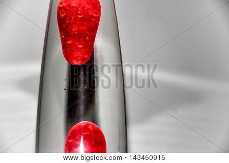 Red Lava Lamp Photography
