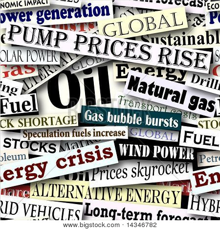 Pozadí obrázku energetické titulky se stíny