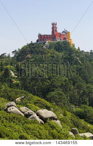 Pena Palace In Sintra, Portugal