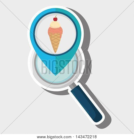 search pin travel location vector illustration design