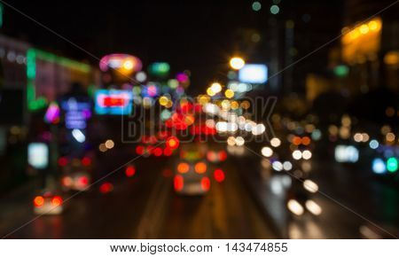 night life at Ratchada road Bangkok, Thailand