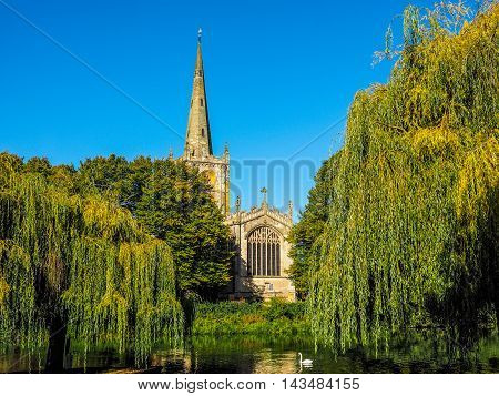 Holy Trinity Church In Stratford Upon Avon Hdr