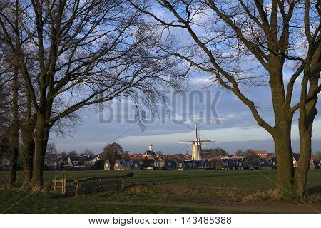 View from the Zonnenberg at Ootmarsum in the Dutch province Overijssel