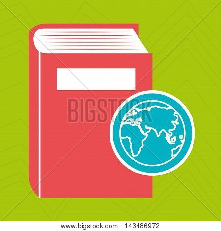 book literature library icon vector illustration design