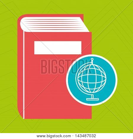 book literature library icon vector illustration design