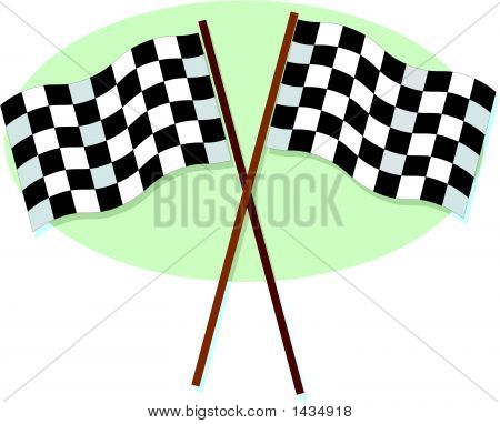Race flag Crossed.Ai
