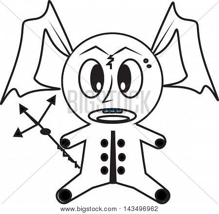 Angel of Death Vector Illustrator for icon or other