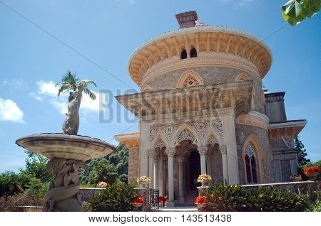 Monserrate Palace in Sintra, Portugal, near Lisbon