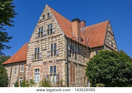 Merveldter hof historical mansion in the village of Horstmar Germany