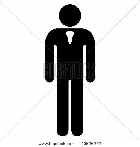 Male icon. Vector style is flat iconic symbol with rounded angles, black color, white background.