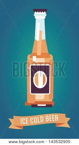 Beer-bottle-flat