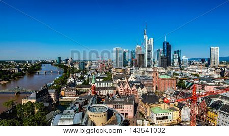 Frankfurt Am Main Panorama (hdr)