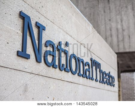 National Theatre In London (hdr)