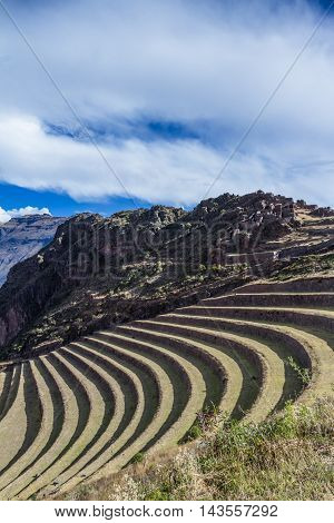 Farming Terraces By The Inca