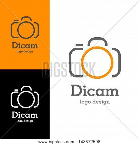Logo design Dicam, vector art for web and print