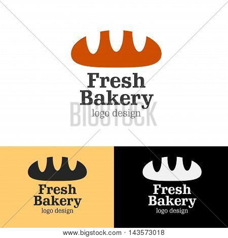 Logo design Fresh bakery, vector for web and print