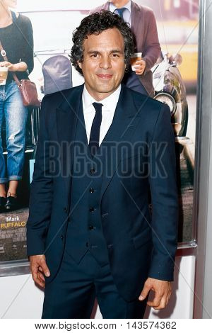 NEW YORK-JUNE 25: Actor Mark Ruffalo attends the New York premiere of Weinstein company's 