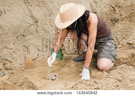 Archaeologist In The Field