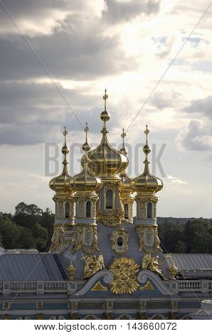 PUSHKIN, RUSSIA Znamenskaya Church in Pushkin Leningrad region