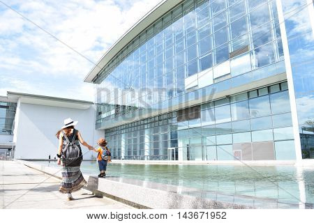 natural plant with danang air port and it is sunny day