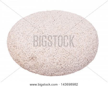 white pumice isolated on a the white background