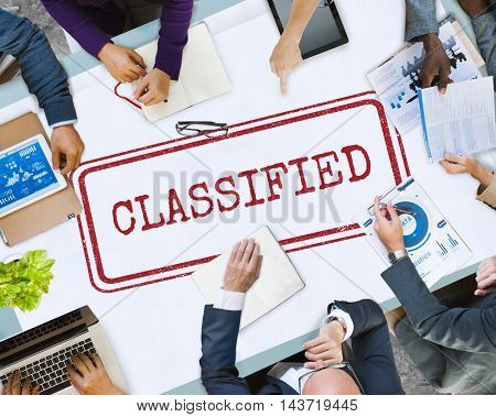 Classified Grade Level Quality Rank Value Graphic Concept