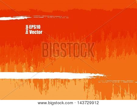 Bright grungy vector background. Elements for design. Hand drawn ink blotchs. Eps10