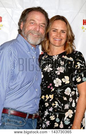 LOS ANGELES - AUG 18:  Darby Hinton, Lisa Trusel at the 
