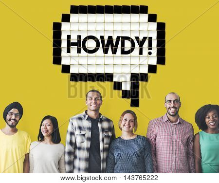 Expression Words Emotion Communication Slang Concept